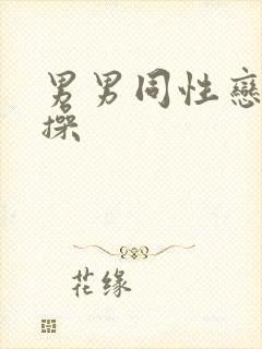 男男同性恋上床操