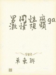 男同性恋gay激情视频封面