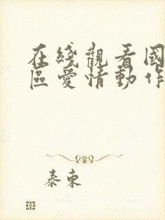 在线观看国产专区爱情动作片