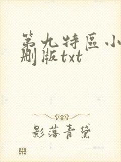 第九特区小说未删版txt