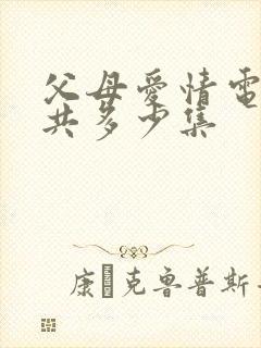 父母爱情电视剧共多少集