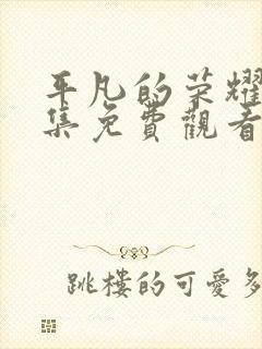 平凡的荣耀30集免费观看