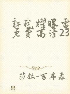 许我耀眼电视剧免费高清23