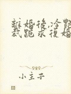离婚后,冷艳总裁跪求复婚全文免费阅读