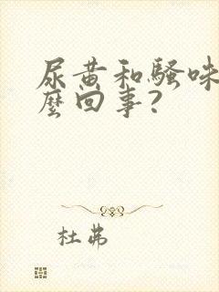 尿黄和骚味重怎么回事?