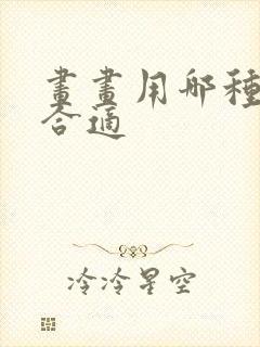 画画用哪种平板合适