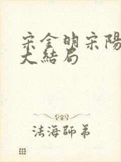 宋金明宋阳茉黎大结局封面