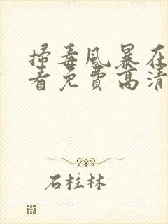 扫毒风暴在线观看免费高清封面