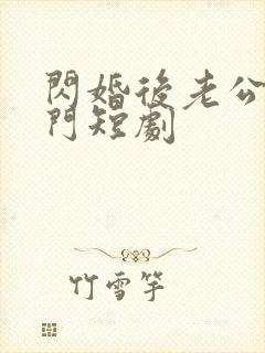 闪婚后老公是豪门短剧