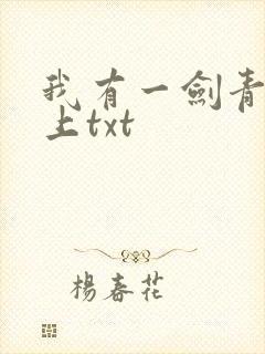 我有一剑青鸾峰上txt