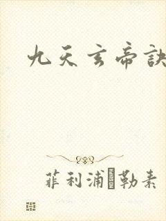 九天玄帝诀小说