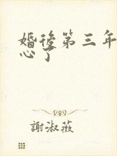 婚后第三年他变心了封面