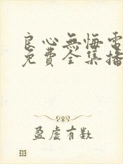 良心无悔电视剧免费全集播放