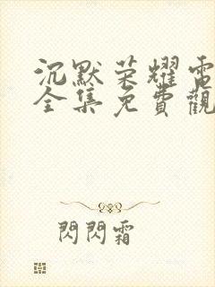 沉默荣耀电视剧全集免费观看