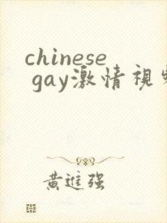 chinese gay激情视频