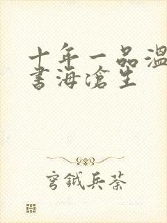 十年一品温如言书海沧生