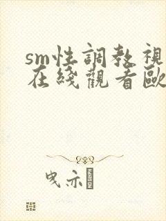 sm性调教视频在线观看欧美一区二区