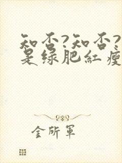 知否?知否?应是绿肥红瘦(网文版)小说