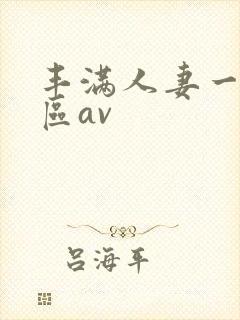 丰满人妻一区二区av