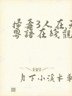 扫毒3人在天涯粤语在线观看完整免费谍战网封面