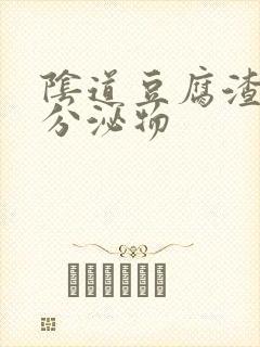 阴道豆腐渣状的分泌物