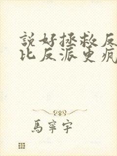 说好拯救反派我比反派更疯了封面