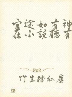 官途如有神何常在小说听有声小说