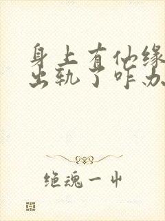 身上有仙缘的人出轨了咋办封面