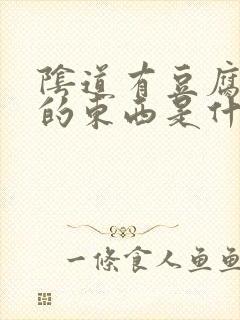 阴道有豆腐渣状的东西是什么症状