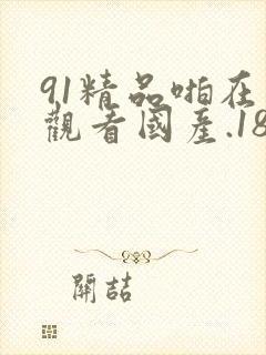 91精品啪在线观看国产.18