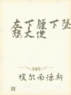 左下腹下坠感总想大便