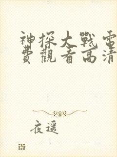 神探大战电影免费观看高清完整