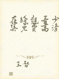 在线观看少帅全集免费高清封面