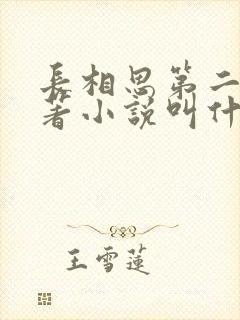 长相思第二季原著小说叫什么封面