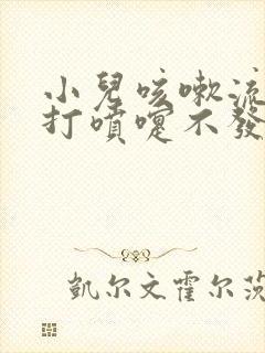 小儿咳嗽流鼻涕打喷嚏不发烧吃什么药