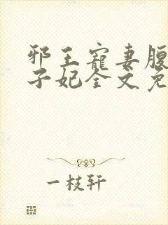 邪王宠妻腹黑世子妃全文免费阅读