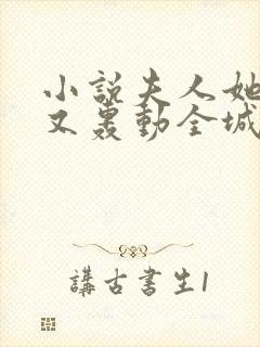 小说夫人她马甲又轰动全城了全集