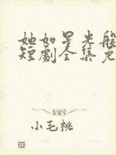 她如星光般闪耀短剧全集免费观看