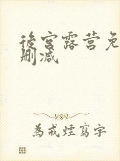 后宫露营免费无删减