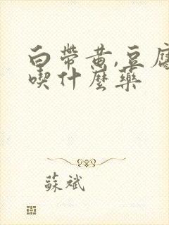 白带黄,豆腐渣吃什么药封面