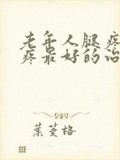 老年人腿疼膝盖疼最好的治疗方法封面