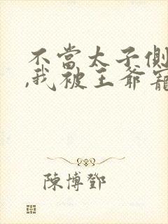 不当太子侧妃后,我被王爷宠成宝全集