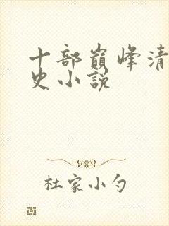 十部巅峰清朝历史小说