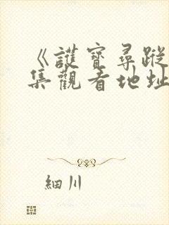 《护宝寻踪》全集观看地址