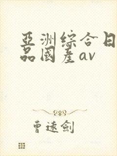 亚洲综合日韩精品国产av