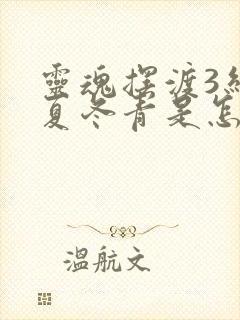 灵魂摆渡3结局夏冬青是怎么回事