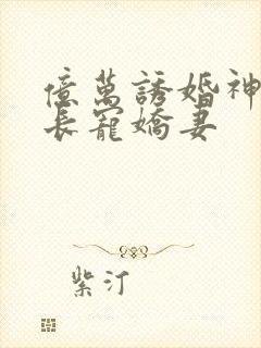 亿万诱婚神秘首长宠娇妻