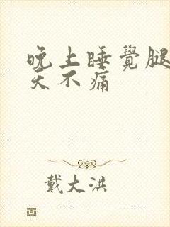 晚上睡觉腿痛白天不痛封面