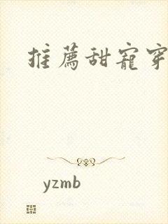 推荐甜宠穿书文