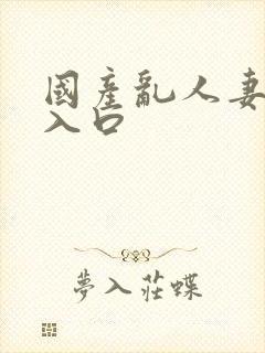 国产乱人妻精品入口